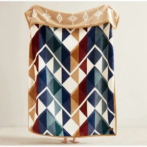 Pendleton Multicolor Chevron Blanket Home Design 50in x 70in